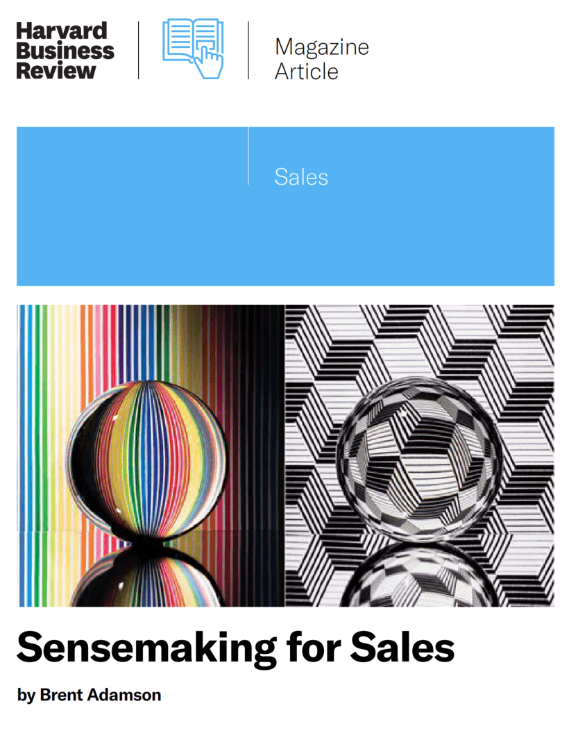 Sensemaking For Sales Cover